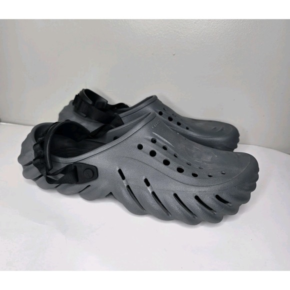 Crocs Echo Clog Slate Gray Rare Color Mens Sz 16 Nwt Croslite Literide Comfort main image 14